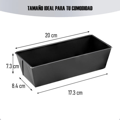 Molde Para Torta Moldes Reposteria Menaje Molde Queque 21 Cm Gris