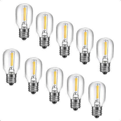 Pack 10 Ampolletas Led E14 Ampolleta 2.5w Ampolletas Led Calida