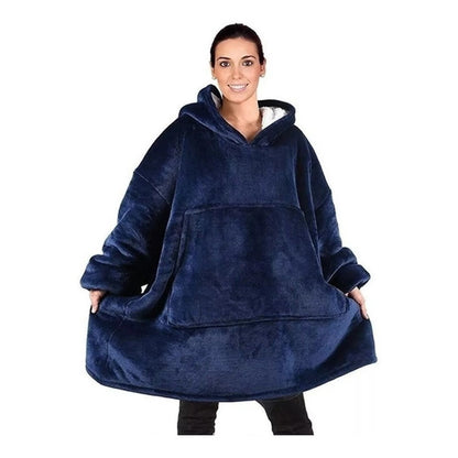 X2 Polerones Sherpa Poleron Hombre Mujer Polar Frio Frazada