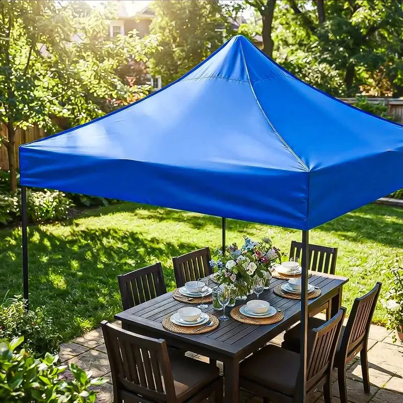 Toldo Azul Impermeable 3x3 Lona Techo Toldo Repuesto Techo Azul Okshop Lona Para Toldo 3x3 De Techo Toldo De Repuesto Cubierta Superior Para Acampar Gazebo Para Exteriores Toldo Exterior Impermeable