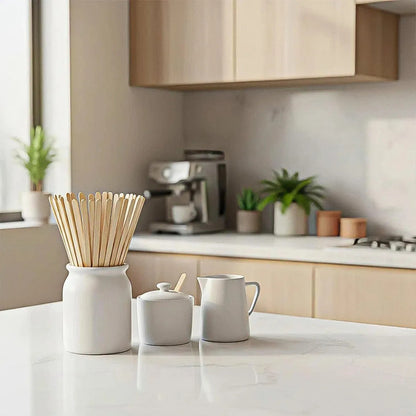 Pack Agitadores Para Café De Madera, 18 Cm, Con 200 Unidades