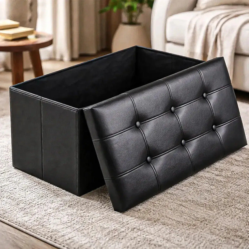 Banqueta Puff Banqueta Baul Puff Puff Organizador Banco Baul Negro Okshop Organizador Puff Pie Cama Banqueta Baul Silllones Puff Taburete Plegable Banco Organizador Negro Taburete Negro