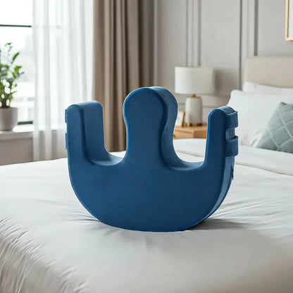 Almohada De Giro Almohadilla De Transferencia Ayuda De Giro De Paciente Okshop Dispositivo De Giro Para Pacientes Almohada De Rotación Dispositivo De Torneado Para Pacientes Postrados Azul