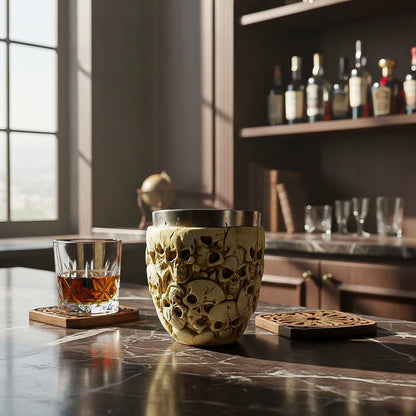 Vasos Shot Shoperos Cerveceros Vaso Calavera Vaso Shopero Beige