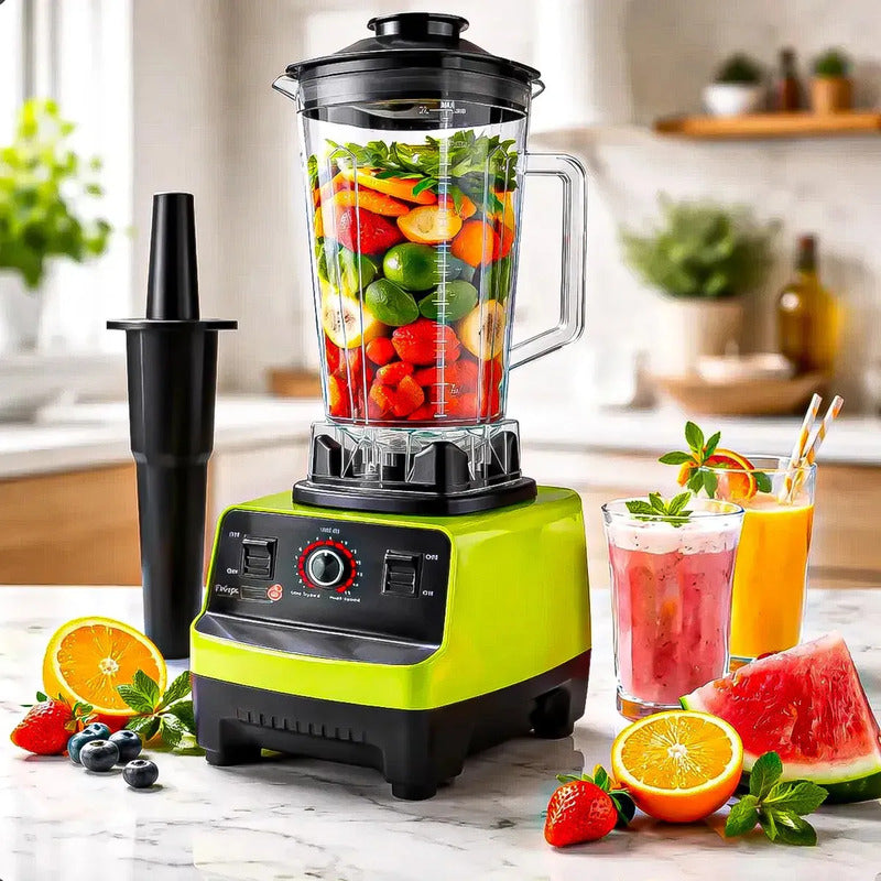 Licuadora Arcashopping De 2.5 L Verde Con 15 Velocidades Y 2400w