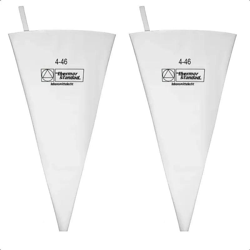 Pack 2 Mangas Reposteria Manga Pastelera De Tela 46cm Mangas Blanco