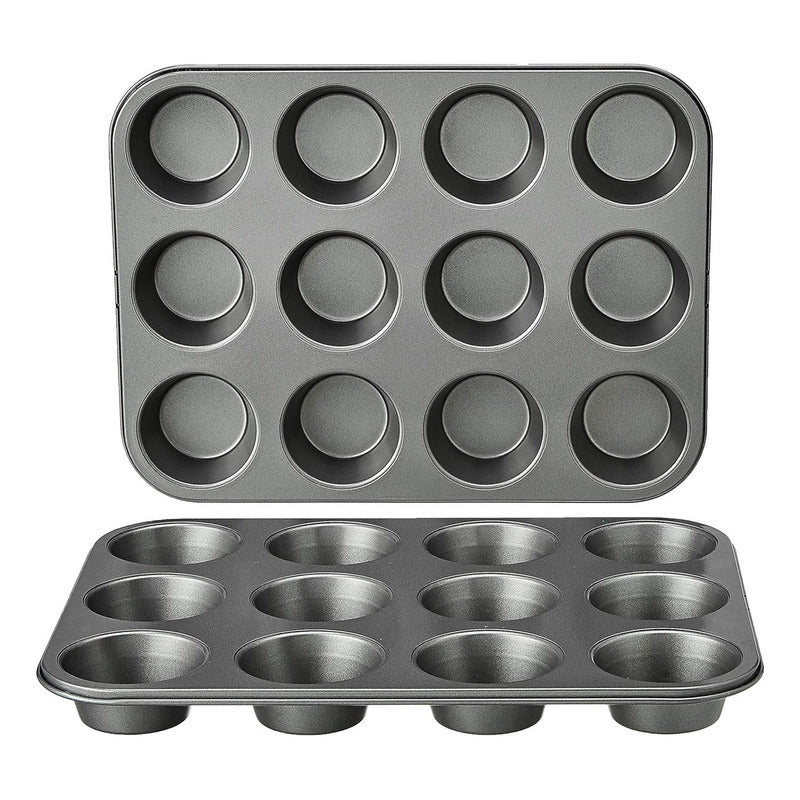 Molde Metal Para Cupcake Muffins Economico 12 Und