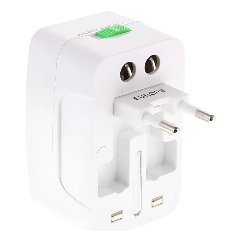 Adaptador Universal Okshop 4 Puertos Europeo Americano Británico