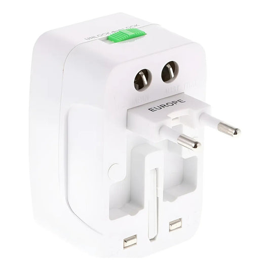 Adaptador Universal Okshop 4 Puertos Europeo Americano Británico