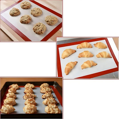 Lamina De Silicona Para Horno Antiadherente Silpat Galleta Blanco