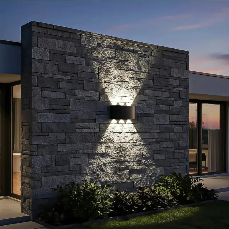 Aplique De Pared Lampara De Muro 6w Luces Pared Aplique Muro Luz Fria Okshop Foco Pared Farol Exterior Pared Luces De... Blanco Frío