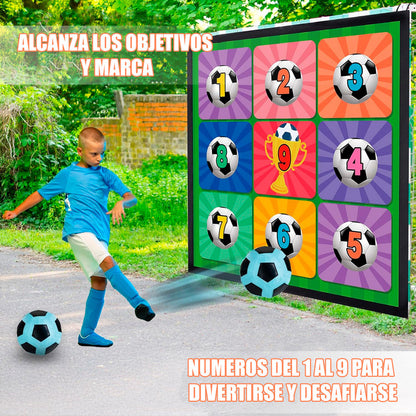 Juego De Tapete De Fútbol Porteria De Futbol Juguetes Futbol Verde
