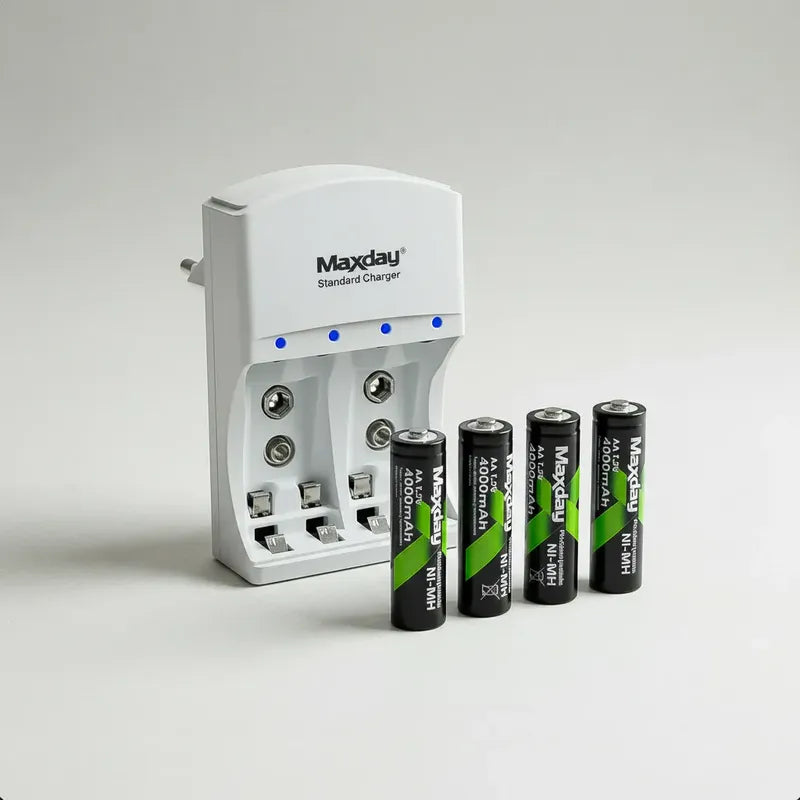 Cargador De Pilas Pilas Recargables Con Cargador Cargadores