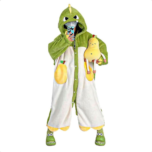 Pijama De Invierno Poleron Dino Chiporro Pijama Para Adulto
