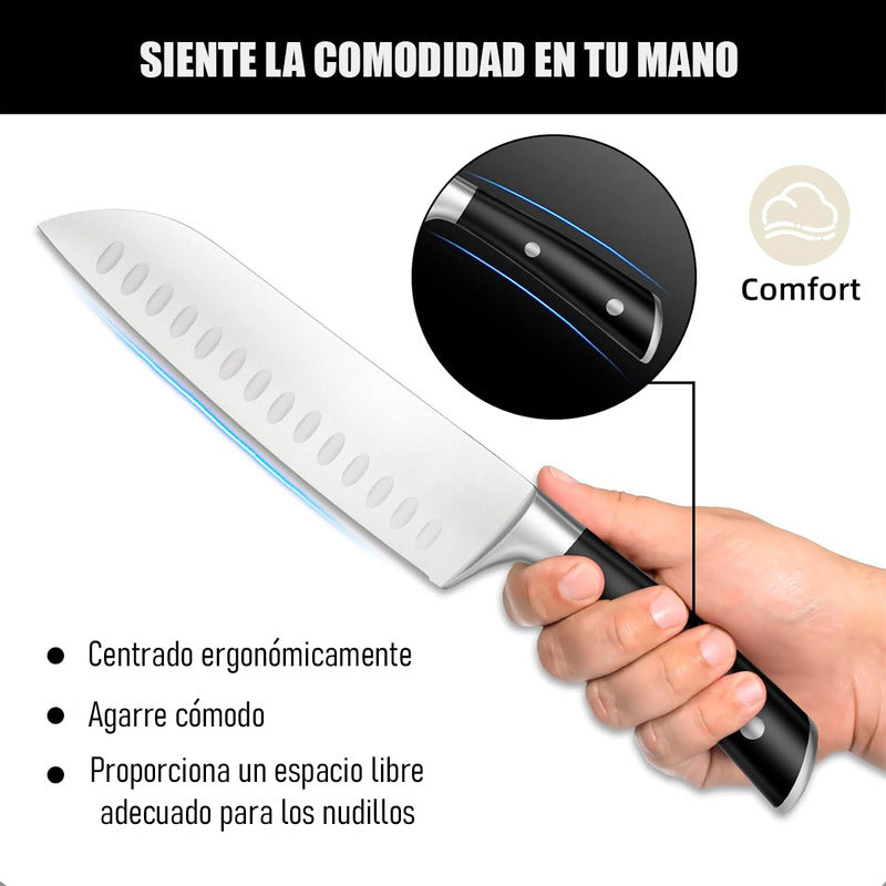 Cuchillo Chef Profesional Cuchillo Santoku Cuchillo Cocina