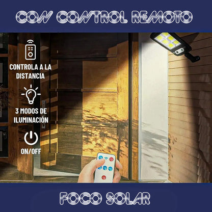 Pack 2 Foco Led Solar Foco Solar Exterior Focos Foco Solar Negro Blanco Frío