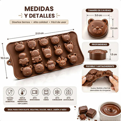 Moldes Para Chocolates Moldes De Silicona Moldes Reposteria Modelo 2