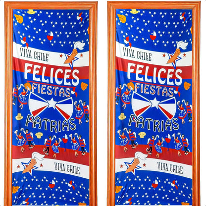 Fundas Para Puertas Fiestas Patrias Chile Pack2 Funda Puerta Modelo 6