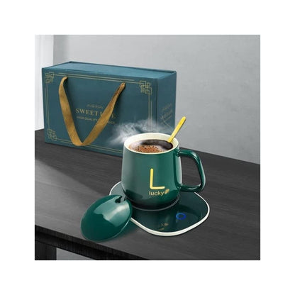 Tazas Calentadora Tazas Con Plato Tazon Cafe Leche Taza Mug