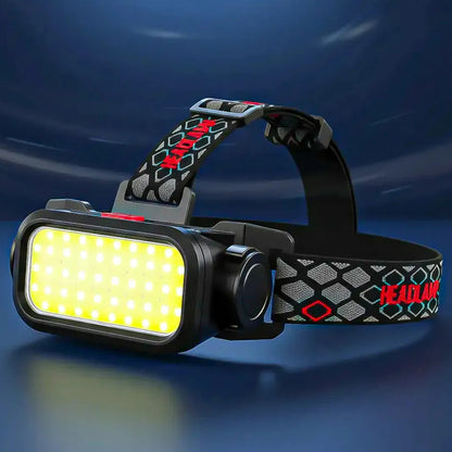 Linterna Recargable Cabeza Linterna Frontal Recargable Lintenta Tactica Okshop Linternas Led Potentes Linterna Cabeza... Negro Blanca Y Roja
