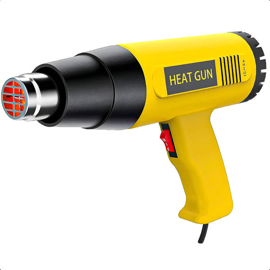 Pistola De Aire Caliente Pistola De Calor Electrica 2000w Amarillo