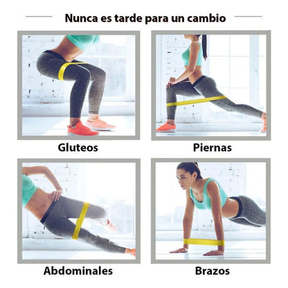 Set De Bandas Elásticas De Resistencia Para Ejercicio Okshop Varios