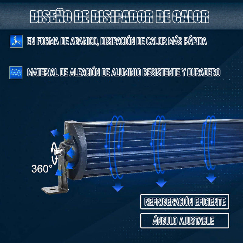 Barra 180w Focos Neblineros Led Neblineros Led Barra 60 Led Negro