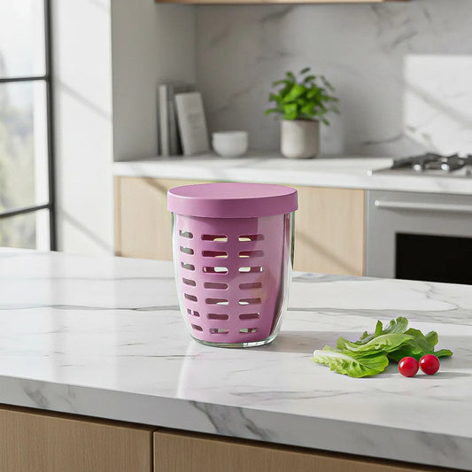 Porta Frutas Keep Porta Frutas 600ml Recipiente Para Frutas Rosa