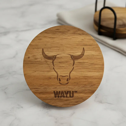 Set 6 Posavasos Madera Posavaso Posa Vaso Wayu Posavasos Madera