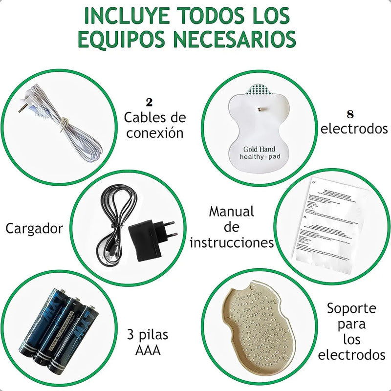 Electro Estimulador Muscular Electroestimulador Kinesiologia Electroestimuladores Portatil Multifunción Okshop Electroestimulador Muscular Electroterapia Multifrecuencia Blanco