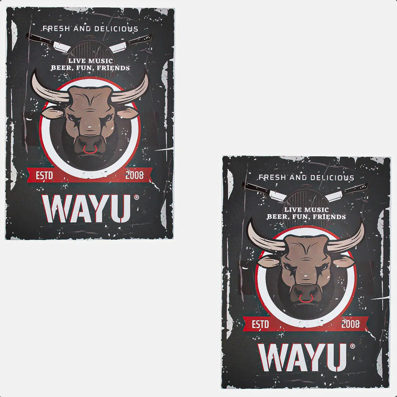Pack 2 Cuadro Decorativo Wayu Cuadro Pared Cuadro Metalico Wayu