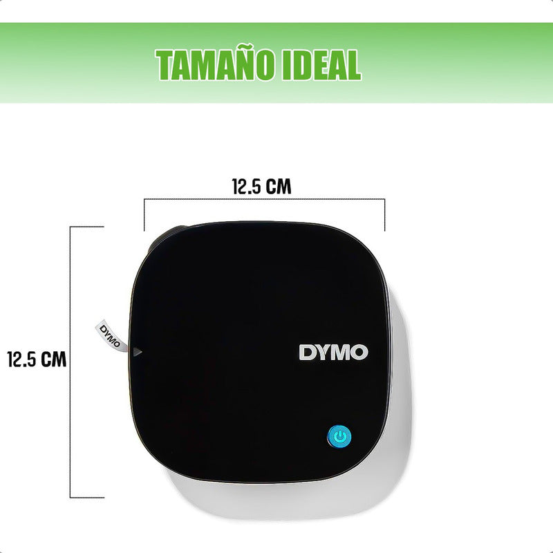 Etiquetadora Bluetooth Etiquetadora Rotuladora Portatil Dymo Negro