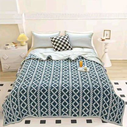 Frazada Manta Polar Frazada Sherpa Frazada Polar 200x220 Cm Polar 2100 G Azul