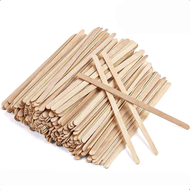 Pack 200 Palitos De Cafe Agitadores De Madera Palito Remover Madera