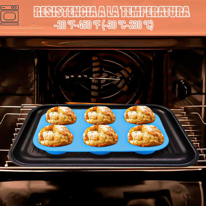 Molde Silicona Pack 2 Moldes Cupcakes Moldes De Silicona Rep Azul