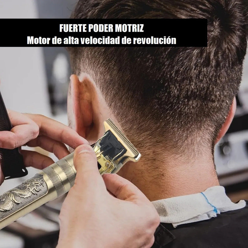 Afeitadora Eléctrica Inalámbrica Okshop Dorada Portátil Con Batería Recargable Dorado