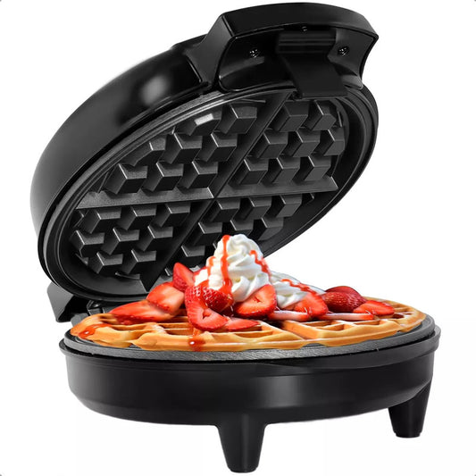 Waflera Sandwichera Maquina Para Hacer Waffles Mini Waflera Maquina Para Hacer Waffles Teflón Superficie Antiadherente Waflera Chile Semiautomática Desayunos Doble Horneado Okshop