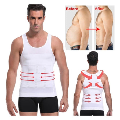 Faja Polera Reductora Camiseta Reductora Hombre Compresion