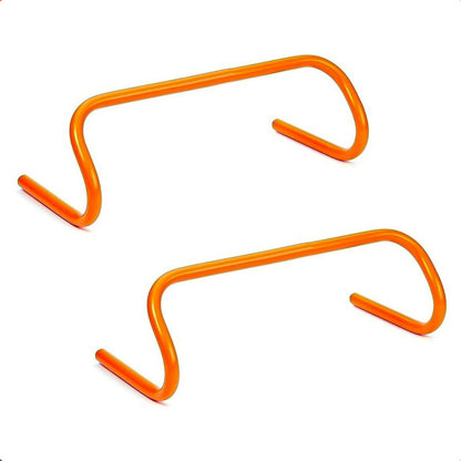 Pack 2 Valla De Entrenamiento Valla De Salto 15cm Vallas Fut Naranja