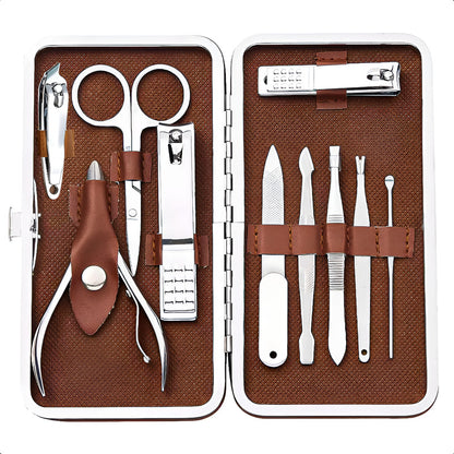 Kit De Manicura Y Pedicura  Juego 10 Pcs Manicura Profesiona