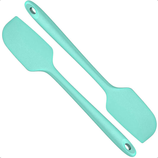 Espatula Silicona Mezquino De Silicona Espatula Cocina Espatulas Angulares Reposteria Multiuso Okshop Pack 2 Brocha Postres Núcleo Acero Inoxidable 27cm Tortas Antiadherente Libre Bpa Verde Pastel