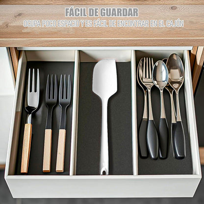 Espatula Silicona Mezquino Silicona Espatula Reposteria 36cm Blanco