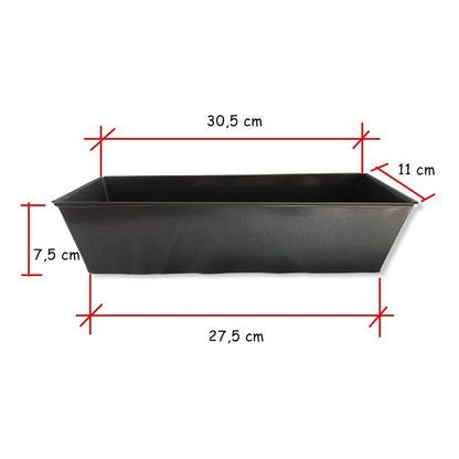 Molde Para Torta Moldes Reposteria Menaje Molde Queque 31 Cm Gris