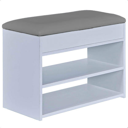 Zapatero Asiento Organizador De Zapatos Banca Zapatero Blanco