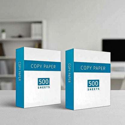 Pack 2 Papel Fotocopia 1000 Hojas Tamaño Carta Papel Impreso Blanco