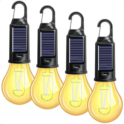 Ampolleta Solar Pack 4 Ampolleta De Emergencia Ampolleta 15w Cálida