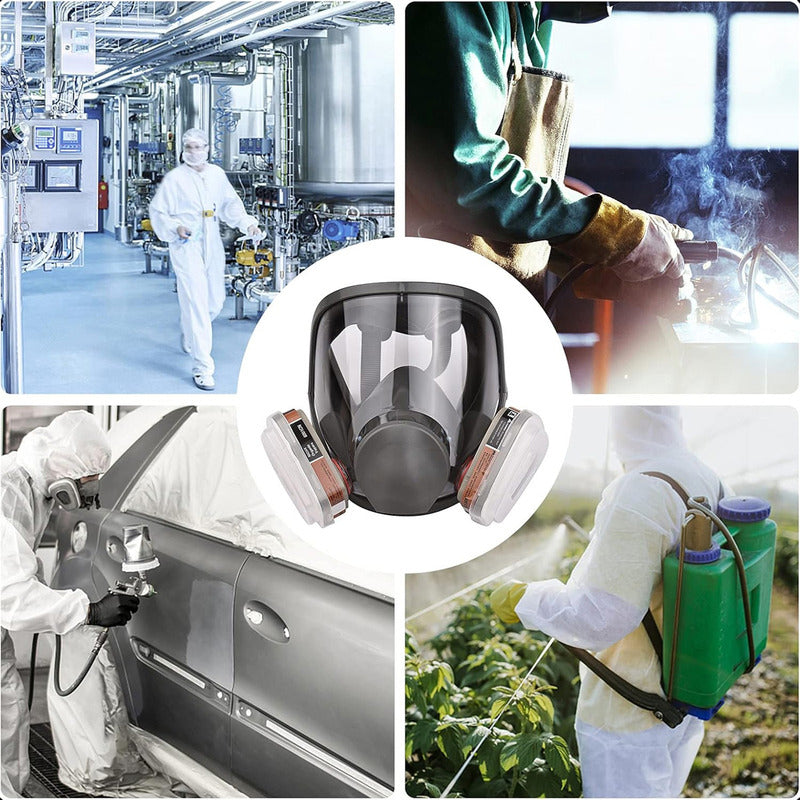 Mascara De Respiracion Mascara De Gas Mascara Antipolvo Masc Unica