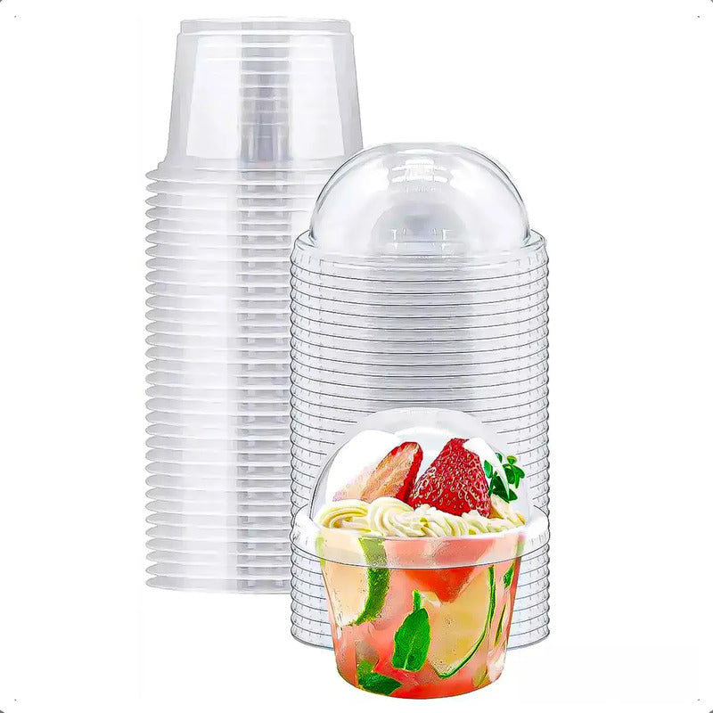 Pack 25 Pocillo Postres 150ml Vasos Postres Vaso Acrilico Transparente