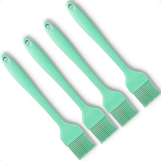 Brocha Silicona Repostería Okshop Pincel Verde Apto Lavavajillas 27cm