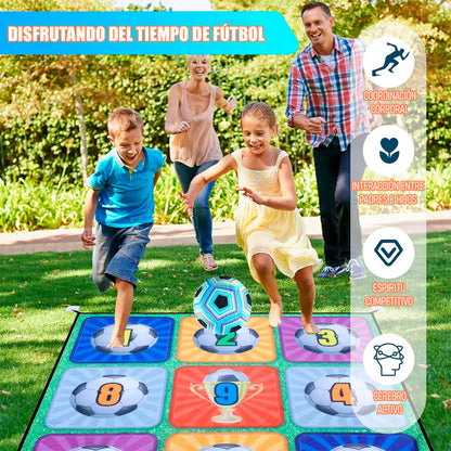 Juego De Tapete De Fútbol Porteria De Futbol Juguetes Futbol Verde